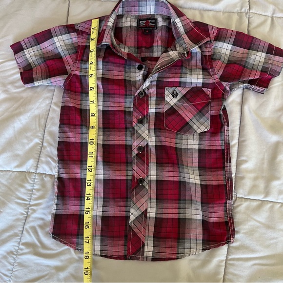Lot of 3 Boy’s Button-Up Shirts-1 Toughskins,1 Garanimals,1 Swiss Cross in Sz 4T - Picture 10 of 13